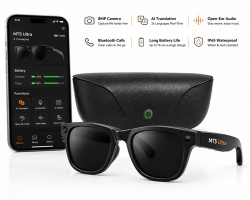Smart glasses 8mp - ai,