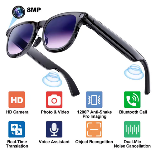 2026 smart occhiali 8mp - occhiali,